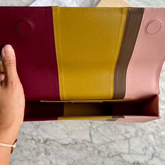 PERRIN PARIS Le Cabriolet Glove Clutch Purse - Muliti-coloured STATEMENT PIECE! - Picture 9 of 17